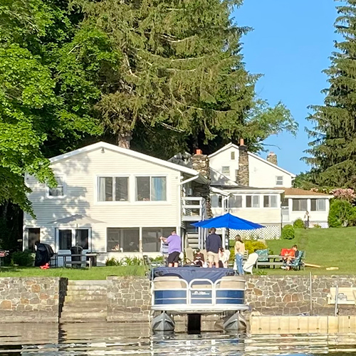 Camp David Bantam Lake Visit CT