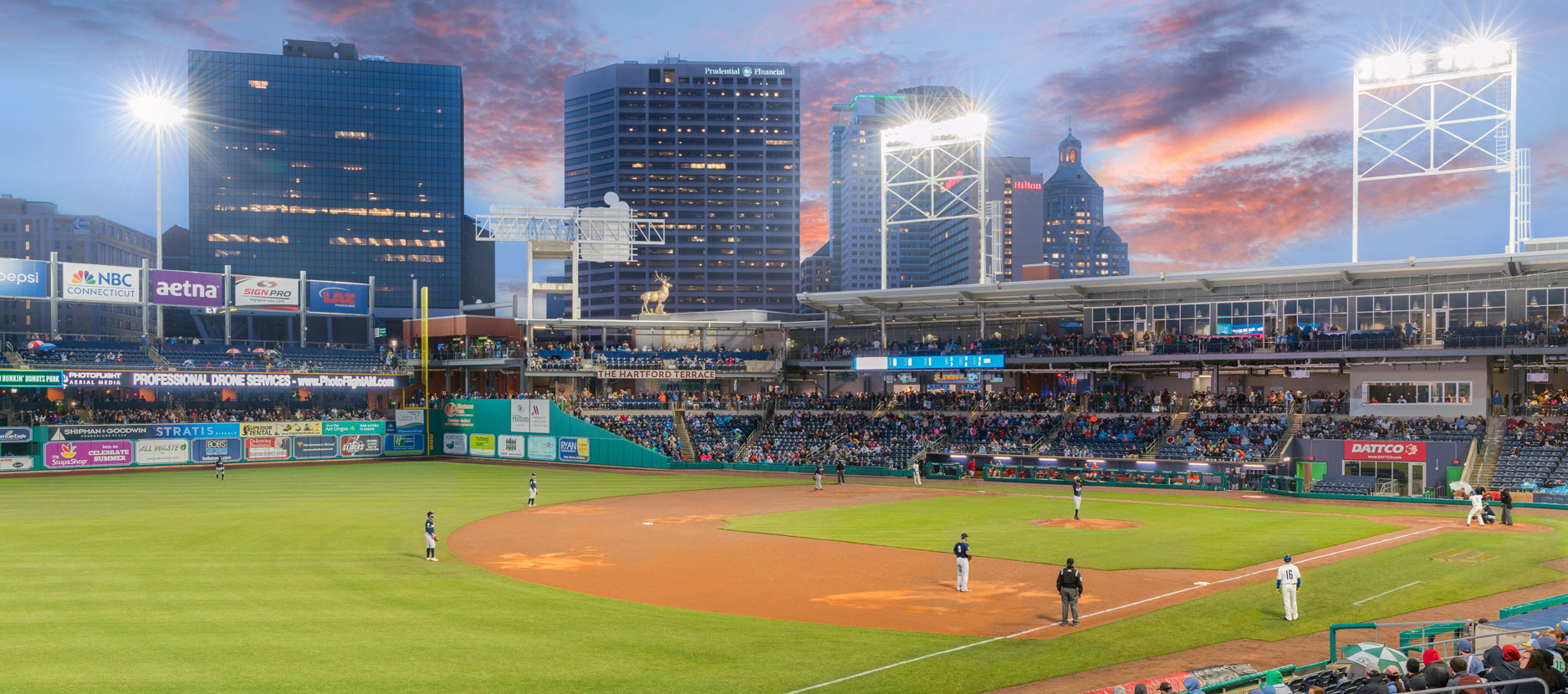 Yard Goats stadium in Hartford CT