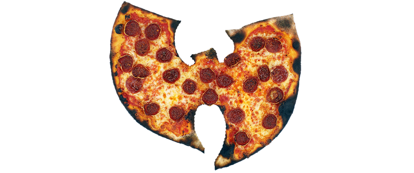 Da Legna x Nolo Pepperoni Pizza in the shape of a W