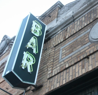 Letrero de BAR