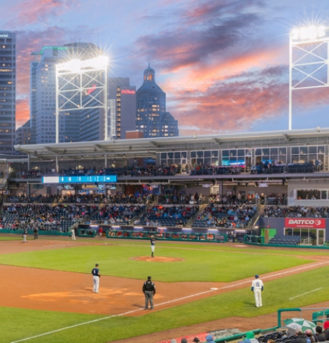 Yard Goats stadium in Hartford CT