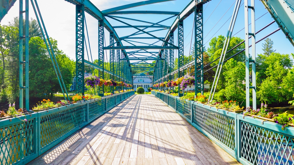 Old Drake Hill Flower Bridge
